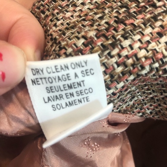 BCBGMaxAzria Silk Tweed Cap Sleeve Blazer medium - Picture 7 of 7